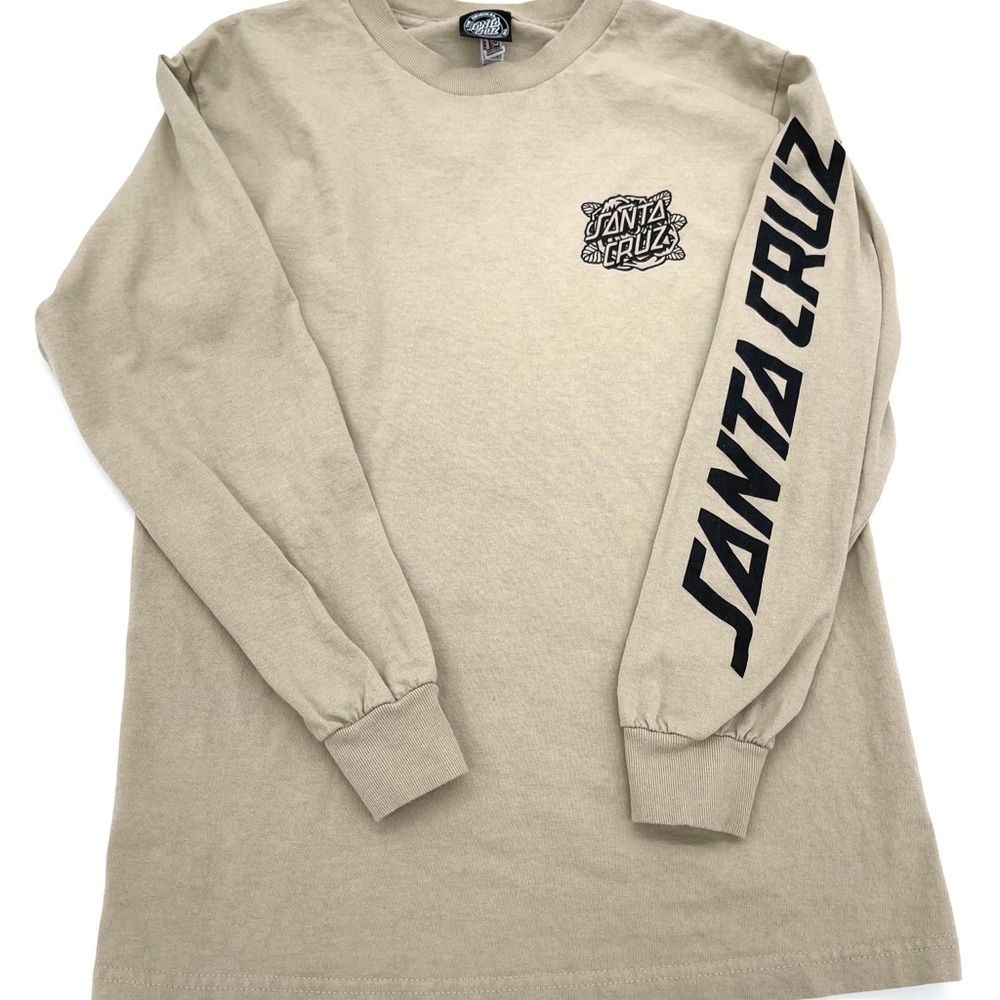 Santa Cruz Rose Dot Mono Sand Long Sleeve T-Shirt